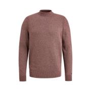 Bomuld Blanding Mock Neck Sweater