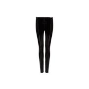 Vinyl Stretch Leggings i Sort