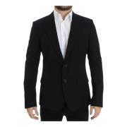 Sort Uld Slim Fit Blazer Jakke