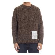 Brun Uld-Alpaka Sweater Raw Diamond