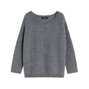 Grå Weekend Sweater Chic Stil