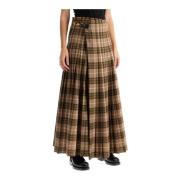 Flared Maxi Kilt Nederdel