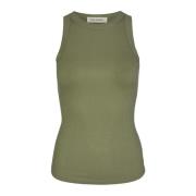 Ribbet Army Green Top