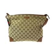 Pre-owned Canvas gucci-tasker