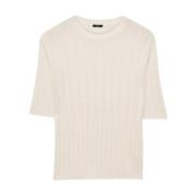 Crisp Rayon T-shirt Elfenben