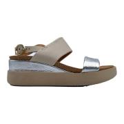 Beige Sandaler T18017 Forår Sommer 2024