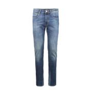 Blå Division Slim Fit Jeans