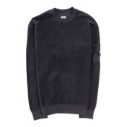 Diagonal Fleece Crew Neck Sweatshirt