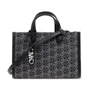 Gigi Stor Michael Kors Totebag i Jacquard med stort logo