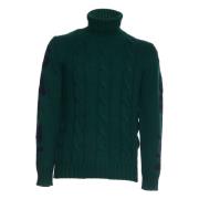 Grøn Turtleneck Jumper Saint Moritz Print