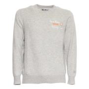 Grå Striktrøje Sweater AW24