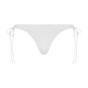 Hvid Eco Bikini Bund String Stil