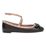 Rockstud Pointed Ballerina Sko