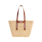 Fold Shopper Raffia Taske