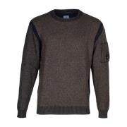 Herre sweater, rund hals, regular fit