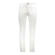 Hvid Denim Jeans med Slim Fit