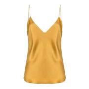 Justerbar Tynd Strop Satin Camisole