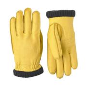 Deerskin Primaloft Rib Handsker, Gul