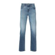 Lys Blå Slim Fit Denim Jeans