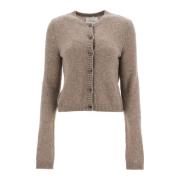 Silke Cashmere Cardigan med knaplukning