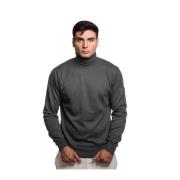 Sort Bomuld Uld Sweater GORRAN 07