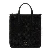 Strass Jewel Mini Shopper Taske