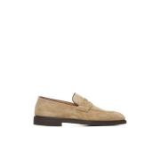 Hasselnød Ruskind Penny Loafers Brun