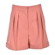 Elegant Wool Blend Shorts