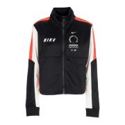 Kort Dame Track Top Sort/Rød/Hvid