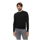 Slim Fit Pullover - Sort