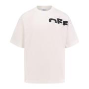 Logo Print Bomuld Crew-neck T-shirt