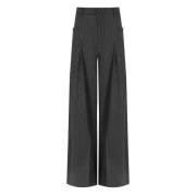 Herringbone Wide Leg Bukser