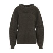 Grøn Uld Sweater AW24