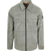 Corduroy Overshirt Regular-Fit Ribbet Stof