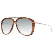 Brun Herre Aviator Solbriller