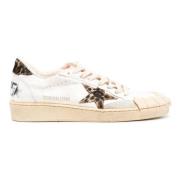 Leopard Print Sneakers Hvid