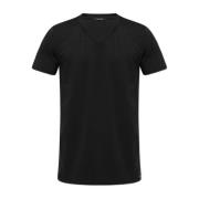 Undershirt T-shirt med V-udskæring