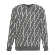 Mønstret sweater