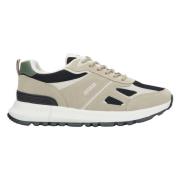 Dame Lyse Beige Sneakers lavet af Tekstiler & Eco-Læder ES8 ER00115856