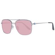 Bronze Aviator Solbriller med Rosa Linser