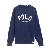 Marineblå Fleece Sweatshirt RL Stil