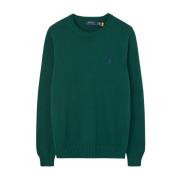 Broderet Grøn Jersey Sweaters