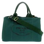 Pre-owned Canvas prada-tasker