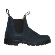 Blå Nubuck Chelsea Boot 1940