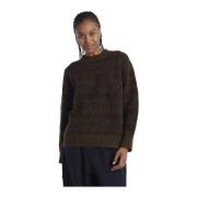 Brun Jacquard Sweater