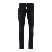 Sort Super Straight Hexagon Jeans