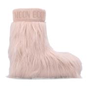 Faux-Fur Mid Støvler Pink