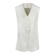 Asymmetrisk Uldblanding Vest