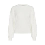 Puffærme Perle Strik Sweater