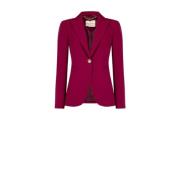 Single Button Technical Fabric Blazer Jakke